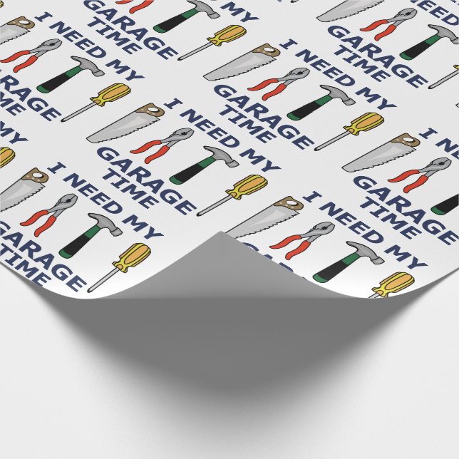 Garage Geschenkpapier (Ecke)