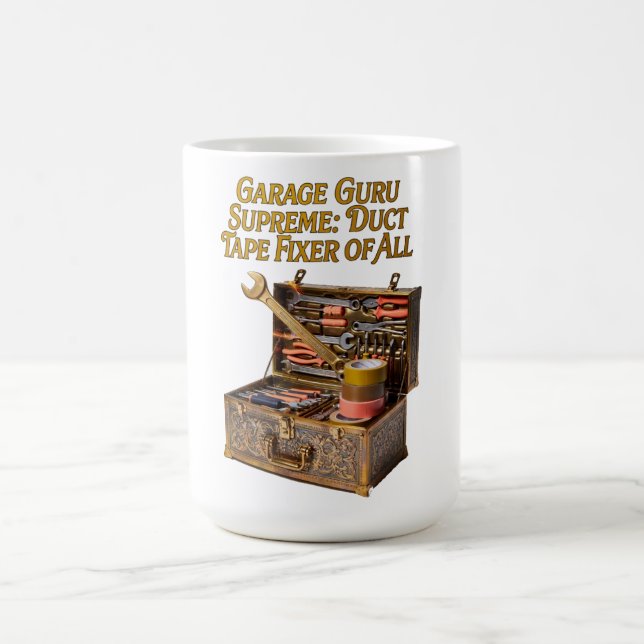 Garage Guru Supreme T Shirt Kaffeetasse (Mittel)