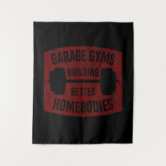 Garage Gyms Building Better Homebodies Barbell Gym Wandteppich