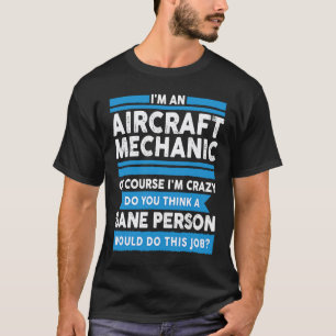 Garage Ich bin ein stolzer Flugzeugmechaniker Ver T-Shirt