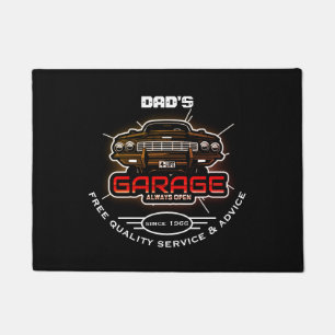 Garage Jeder Name öffnen Sie immer jedes Sprichwo Fußmatte