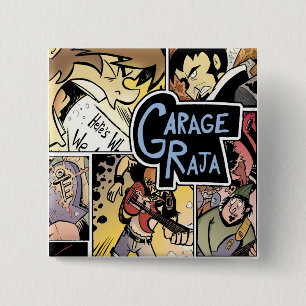 Garage Raja: Collagen-Knopf Button