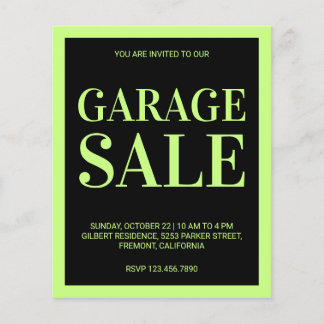 Garage Sale Flyer