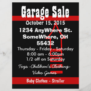 Garage Sale Flyer