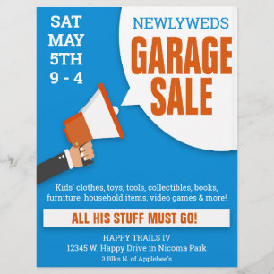 Garage Sale Flyer - Neugeborene