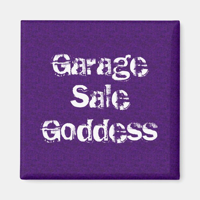 Garage Sale Goddess Magnet (Vorne)