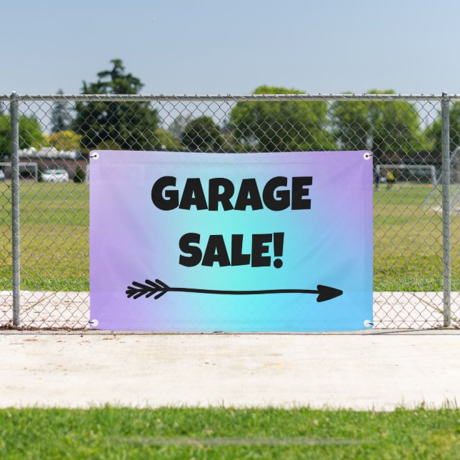 GARAGE SALE! Pfeil-Banner Banner (Insitu)