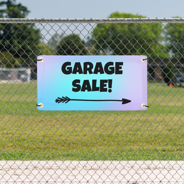 GARAGE SALE! Pfeil-Banner Banner (Insitu)