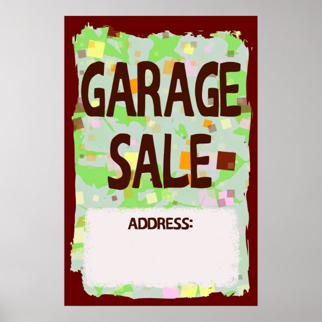GARAGE SALE Poster (Vorne)