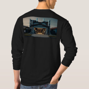 Garage Tech Upgrade Herren schwarzes Langarmshirt  T-Shirt
