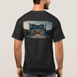 Garage Tech Upgrade Herren schwarzes T-Shirt Rücke