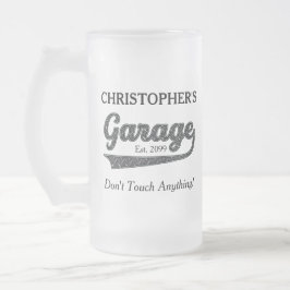 Garage Touch nichts Trinkbehälters Mattglas Bierglas