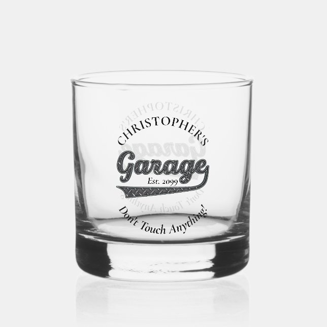 Garage Touch nichts Trinkbehälters Whiskyglas (Vorderseite)