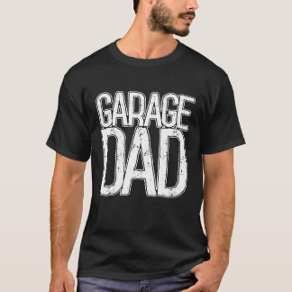 Garage Vater Retro Auto Mechanischer Diesel Lkw T-Shirt