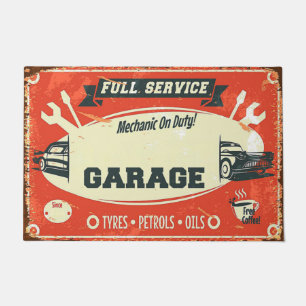 Garage Willkommensmatten, Garage vor der Tür, Gara Fußmatte