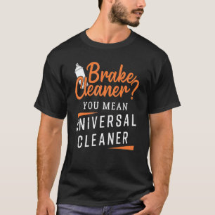 Garagen-Automechaniker-Design-Bremsenreiniger T-Shirt