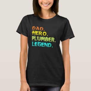 Garagen-Männer-Vater-Held-Klempner-Legende-Mechani T-Shirt