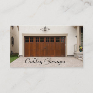 Garagen-Tür-Fahrstraße-Haus-Auftragnehmer Visitenkarte