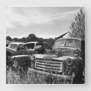 Garagen-Uhr-alte LKW-Wanduhr Quadratische Wanduhr