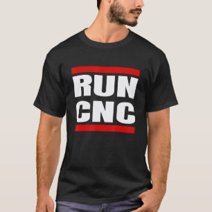 Garagenlauf CNC-Bearbeitungsmechaniker CNC-Frässch T-Shirt