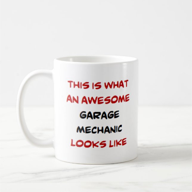 Garagenmechaniker, phantastisch kaffeetasse (Links)