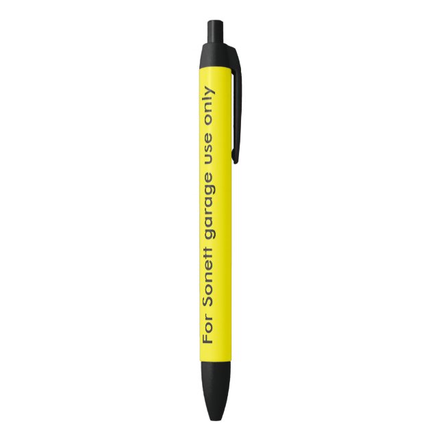 Garagenstift Saabs Sonett Kugelschreiber (Unterseite (Vertikal))