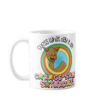 Garagenverkauf Samstag Tasse