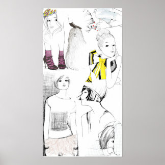 Garance Dore Sketch Poster