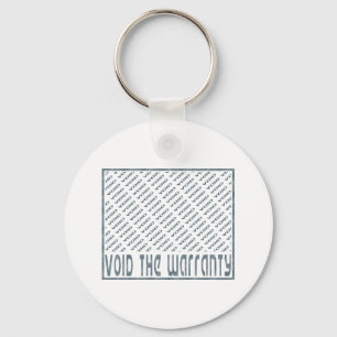 Garantie ungültig schlüsselanhänger