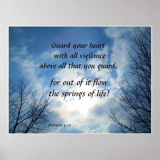 GARANTIEREN SIE IHR HERZ-Poster Poster (Vorne)