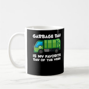 Garbage Day Boys Kleinkinder Trucker Fan Kaffeetasse