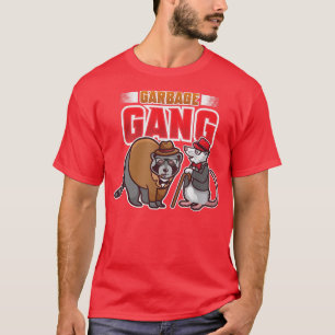 Garbage Gang Possum Animals Opossum Animal Raccoon T-Shirt