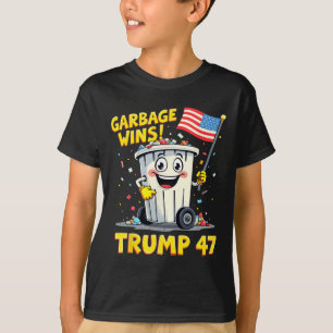 Garbage gewinnt Trump 47 Team Garbage für Trump 20 T-Shirt