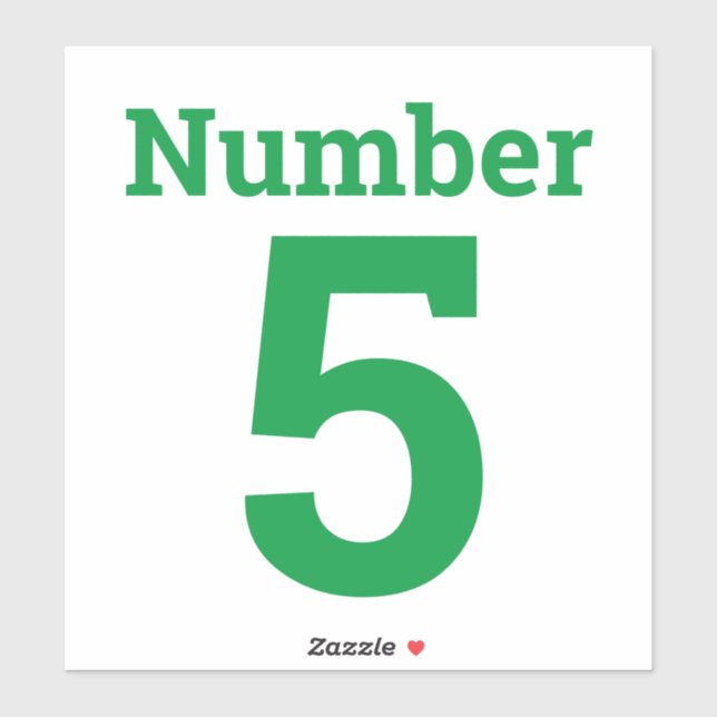 Garbage kann oder Wheelie Bin Number Single Digit Aufkleber (Blatt)