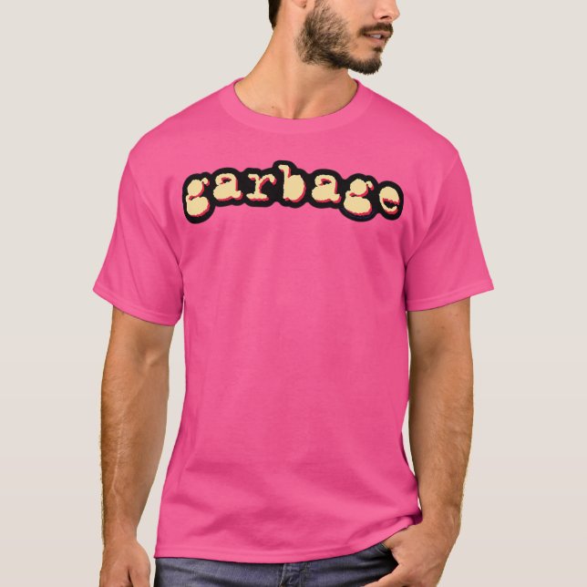 Garbage Logo Retro Artwork T-Shirt (Vorderseite)