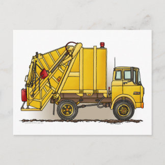Garbage Truck 2 Postkartenbau Postkarte