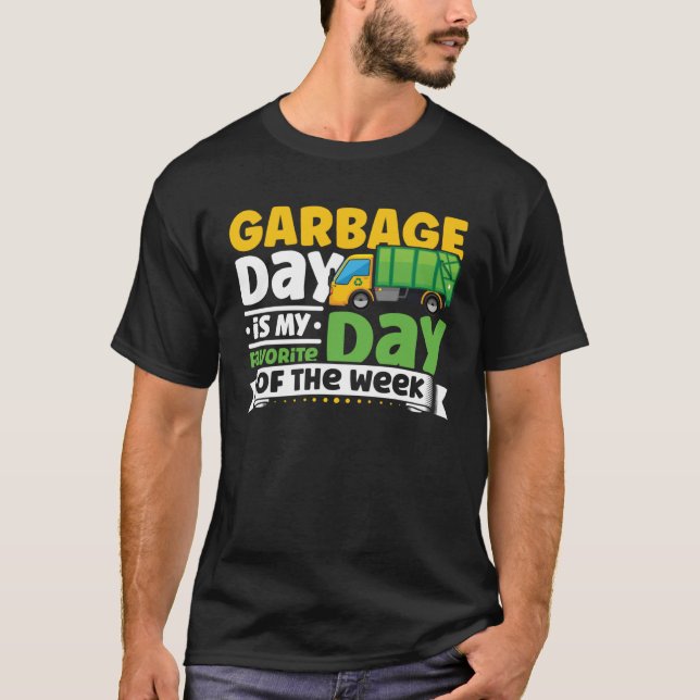 Garbage Truck Apparel Recyling for Toddler Boys T-Shirt (Vorderseite)