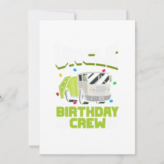 Garbage Truck Birthday Party Oncle Birthday Crew Einladung