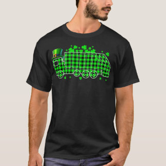 Garbage Truck Kleeblatts Patricks Day Driver Costu T-Shirt
