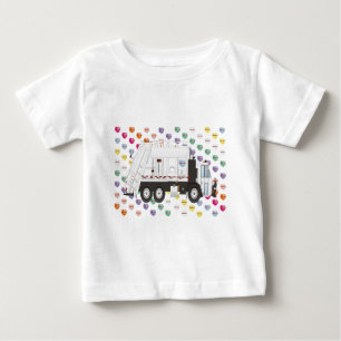 Garbage Truck Liebe Baby T-shirt
