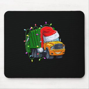 Garbage Truck Lights Weihnachtsmüll Lover Mousepad
