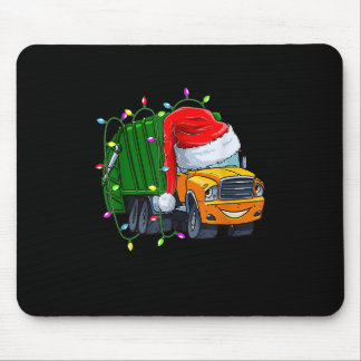 Garbage Truck Lights Weihnachtsmüll Lover Mousepad