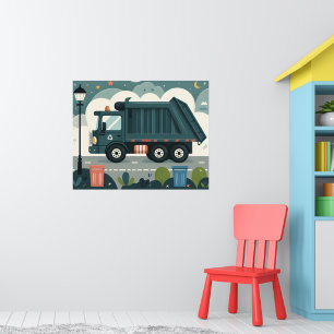 Garbage Truck Poster