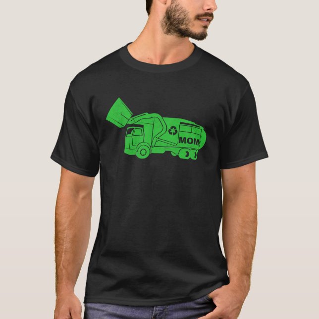 Garbage Truck Tshirt For Mom Trash Day Waste Dispo (Vorderseite)
