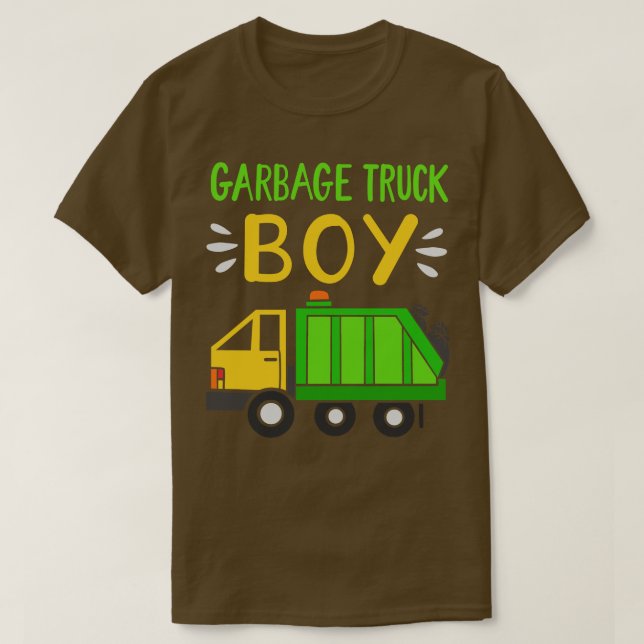 Garbage Trucks Garbage Truck Boy T-Shirt (Design vorne)