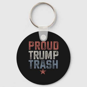 Garbage Trump Trash Trump 2024 Vintag Proud Trump Schlüsselanhänger