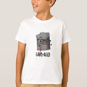 Garbaged Funny Trash Can Puff T-Shirt