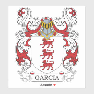 Garcia Familienwappen Aufkleber