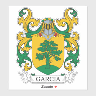 Garcia Familienwappen Aufkleber