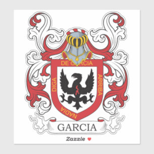 Garcia Familienwappen Aufkleber